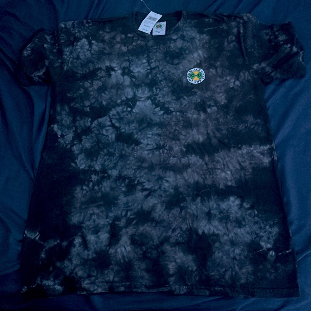 Shirt is from Cross Colours it is a medium and overall grey and black